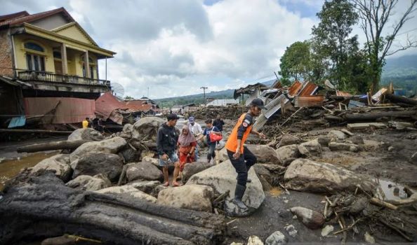 Galodo di Sumatera Barat