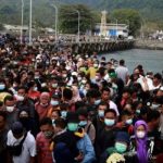 Pengungsi Erupsi Gunung Ruang