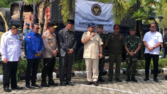 Prabowo di Sumatera Barat